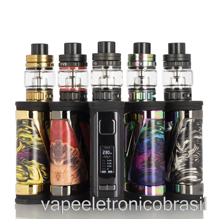 Vape Eletrônico Smok Scar-18 230w Starter Kit [tfv18 Vers] Marrom